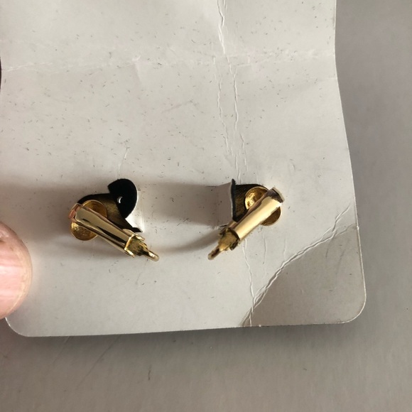 Stylish Black and Gold Earrings Set - Picture 3 of 12